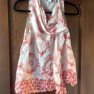 Diane von Furstenberg silk print tank